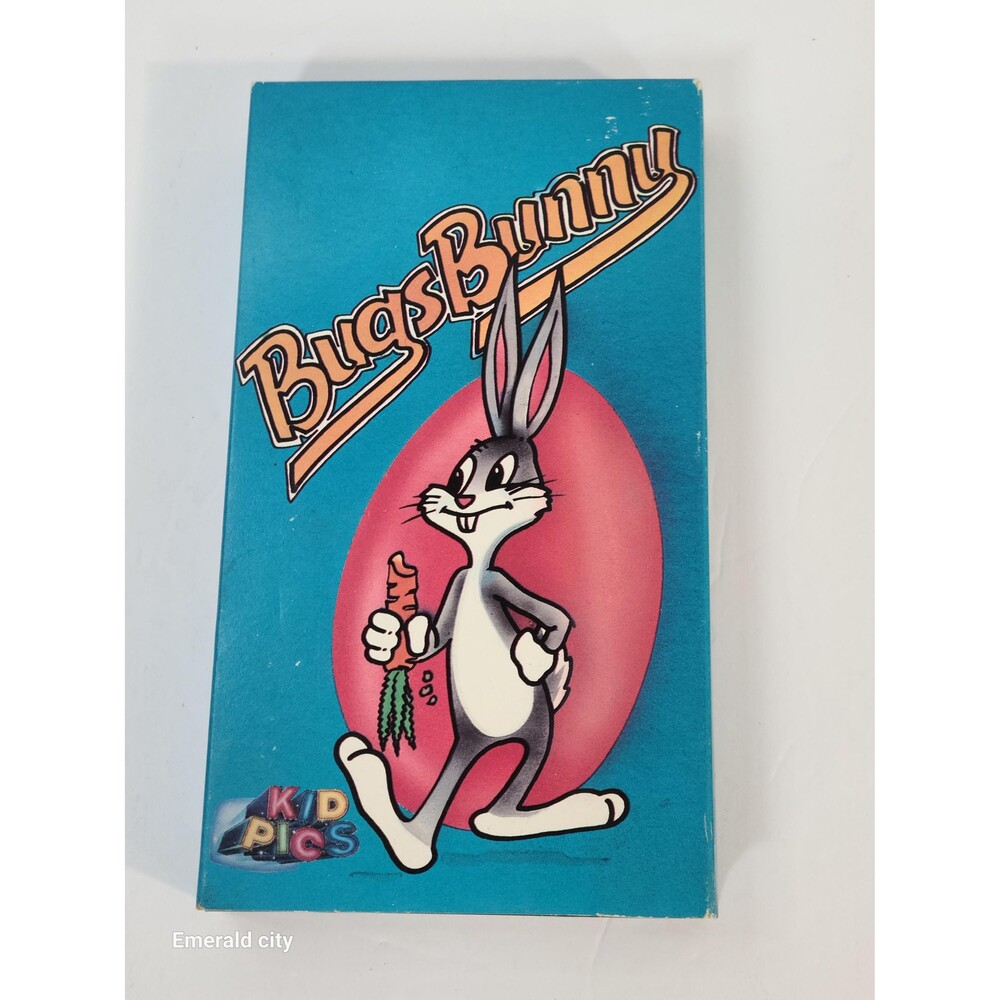 Vtg An Original Copy 1986 Bugs Bunny Wackki Wabbit 4 Fully Animated Cartoons VHS